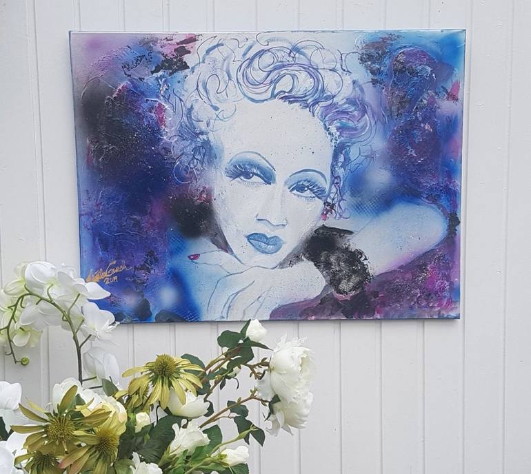 Original Documentary People Painting by Ursula Gnech