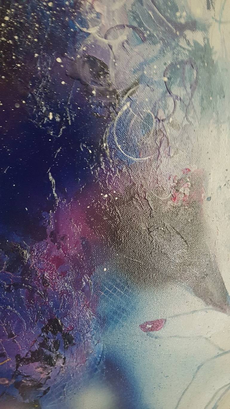 Original Documentary People Painting by Ursula Gnech