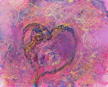 Original Abstract Love Paintings by Ursula Gnech