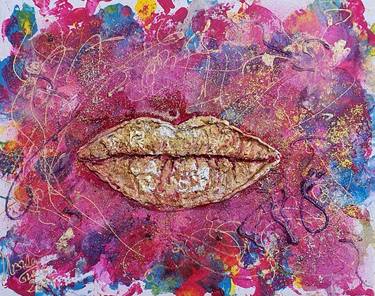 Original Abstract Pop Culture/Celebrity Paintings by Ursula Gnech