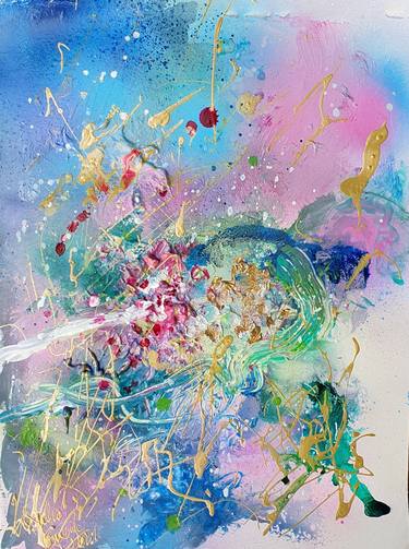 Original Abstract Paintings by Ursula Gnech