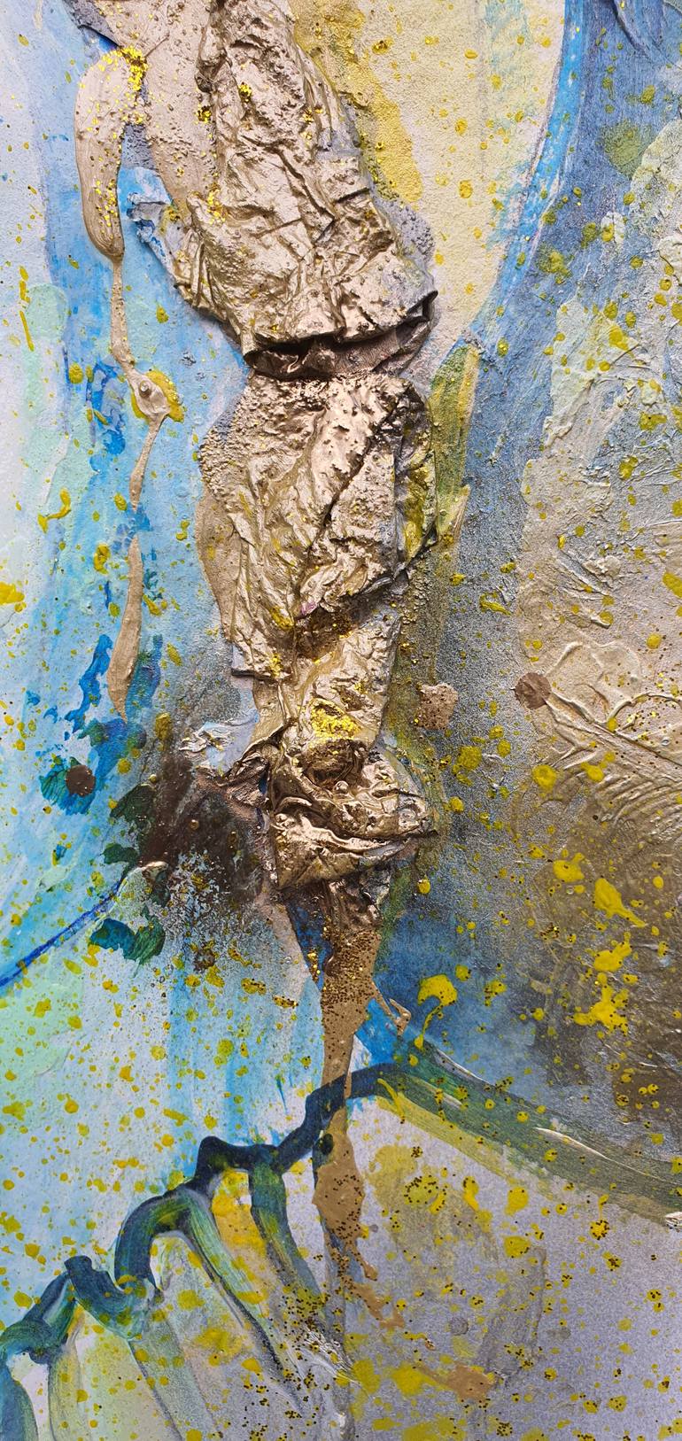 Original Expressionism People Painting by Ursula Gnech