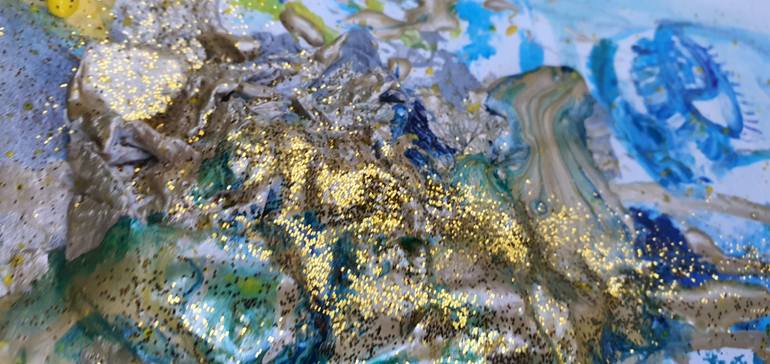 Original Expressionism People Painting by Ursula Gnech