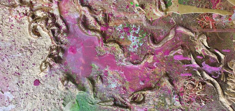 Original Abstract Expressionism Abstract Painting by Ursula Gnech