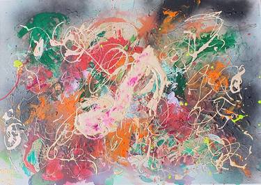 Original Abstract Paintings by Ursula Gnech