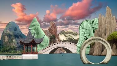 Chinese Garden, Heaven's Lake, China. - Limited Edition 1 of 1 thumb