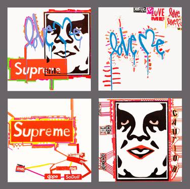 Original Conceptual Popular culture Collage by Egon Zippel
