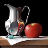 STILL LIFE WITH APPLE by Aibek Begalin