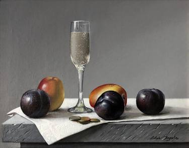 Print of Figurative Still Life Paintings by Aibek Begalin