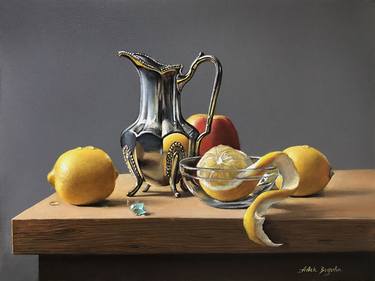 Print of Figurative Still Life Paintings by Aibek Begalin