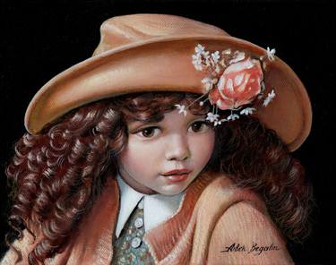 Print of Figurative Children Paintings by Aibek Begalin