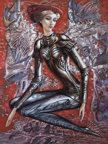 Print of Art Deco Fantasy Paintings by Aibek Begalin