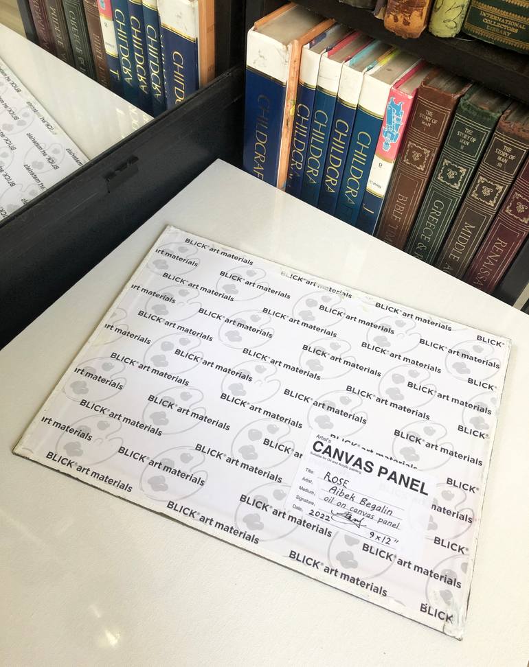 Original Impressionism Garden Painting by Aibek Begalin