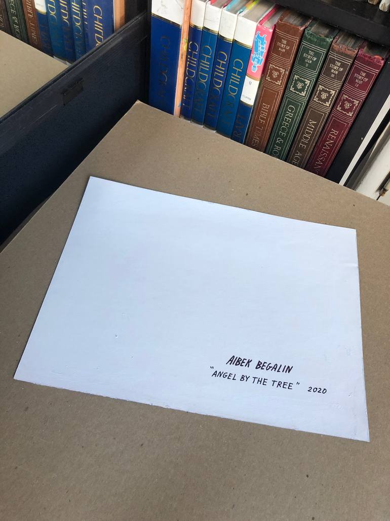 Original Expressionism Fantasy Drawing by Aibek Begalin