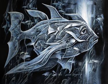 Print of Fish Drawings by Aibek Begalin