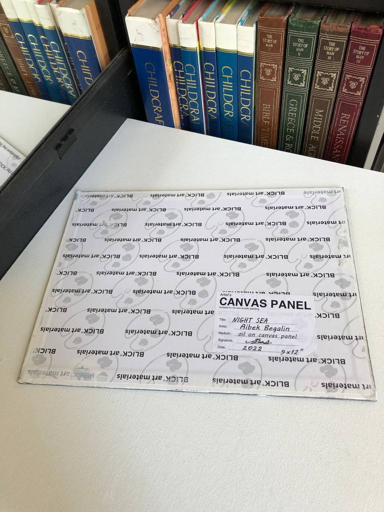 Original Realism Seascape Painting by Aibek Begalin