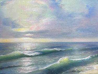 Original Impressionism Seascape Paintings by Aibek Begalin