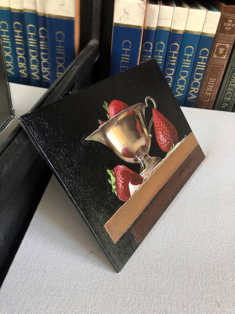 Original Realism Still Life Painting by Aibek Begalin