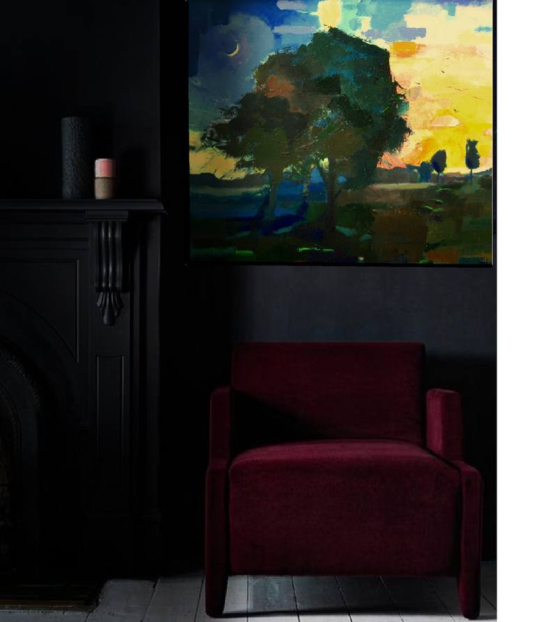 Original Other Landscape Painting by Hanna Zakharchenko