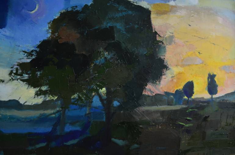 Original Other Landscape Painting by Hanna Zakharchenko