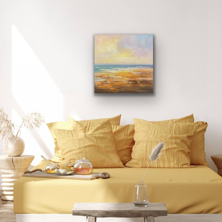 Original Beach Painting by Liliana Gigovic