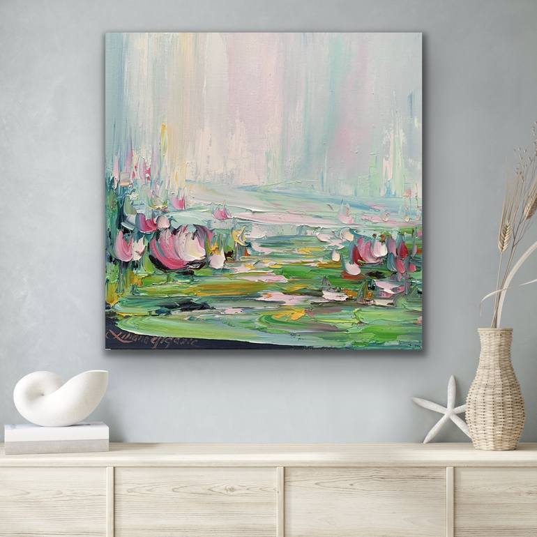 Original Impressionism Botanic Painting by Liliana Gigovic