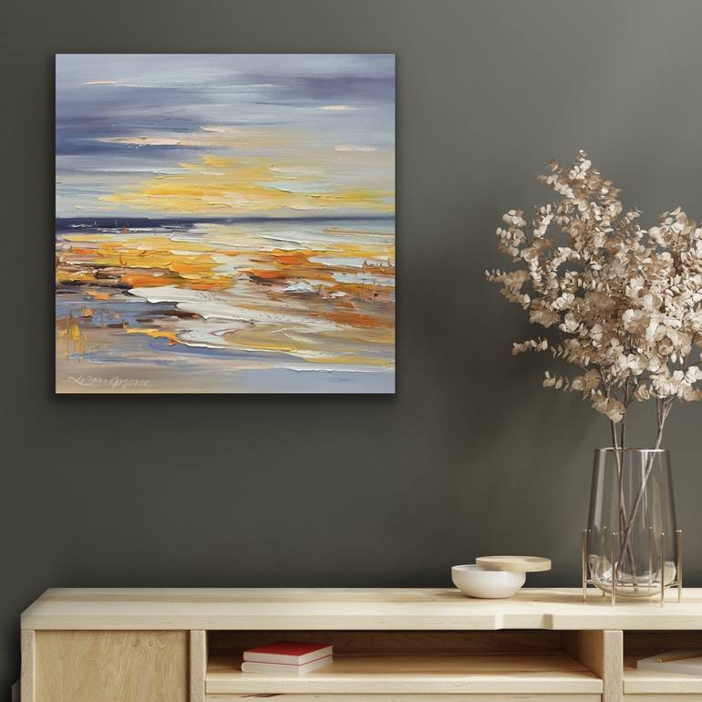 Original Contemporary Beach Painting by Liliana Gigovic