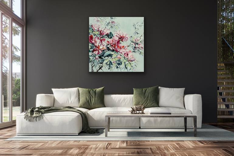 Original Contemporary Botanic Painting by Liliana Gigovic