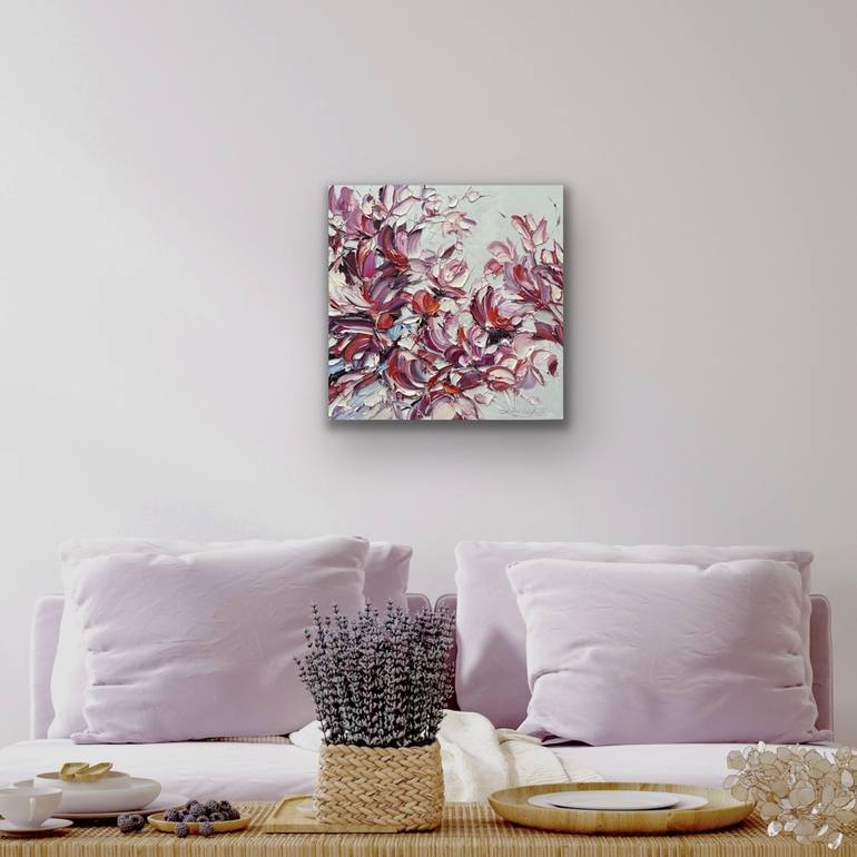 Original Contemporary Floral Painting by Liliana Gigovic