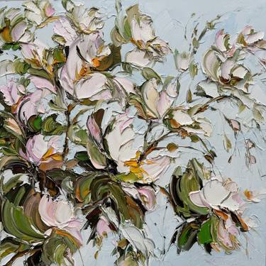 Saatchi Art Artist Liliana Gigovic; Painting, “White magnolia No 22” #art