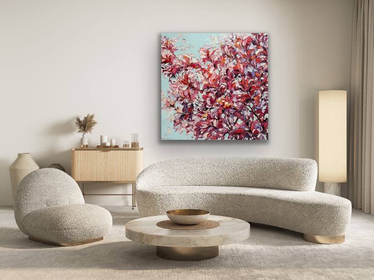 Original Contemporary Floral Painting by Liliana Gigovic