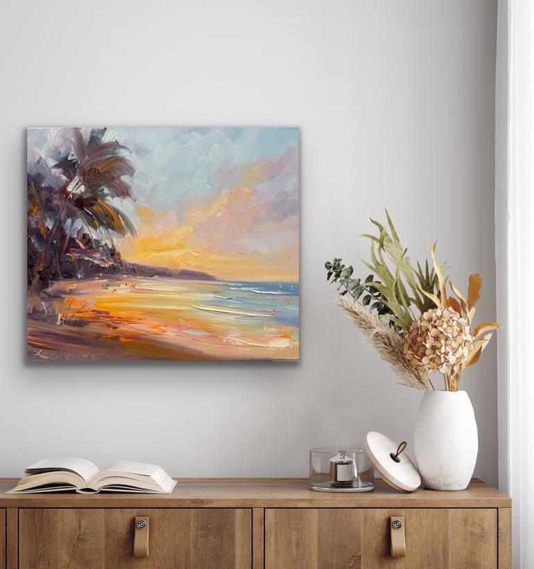 Original Contemporary Beach Painting by Liliana Gigovic