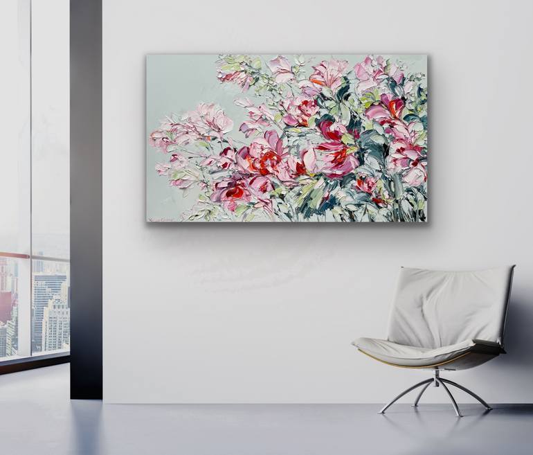 Original Impressionism Botanic Painting by Liliana Gigovic