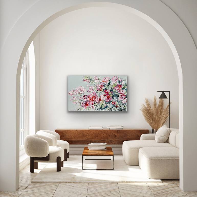 Original Impressionism Botanic Painting by Liliana Gigovic