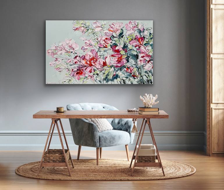 Original Impressionism Botanic Painting by Liliana Gigovic