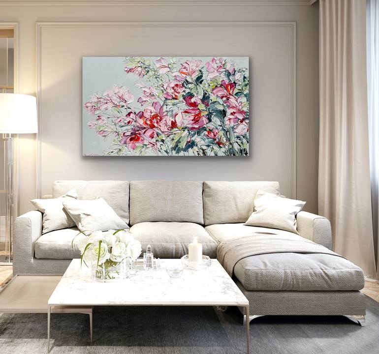 Original Impressionism Botanic Painting by Liliana Gigovic