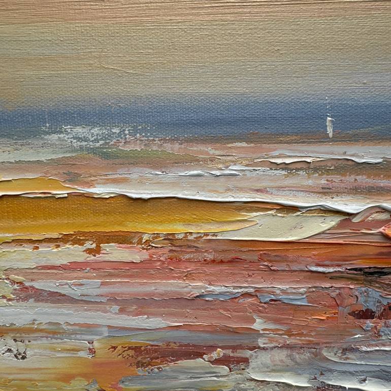 Original Impressionism Seascape Painting by Liliana Gigovic