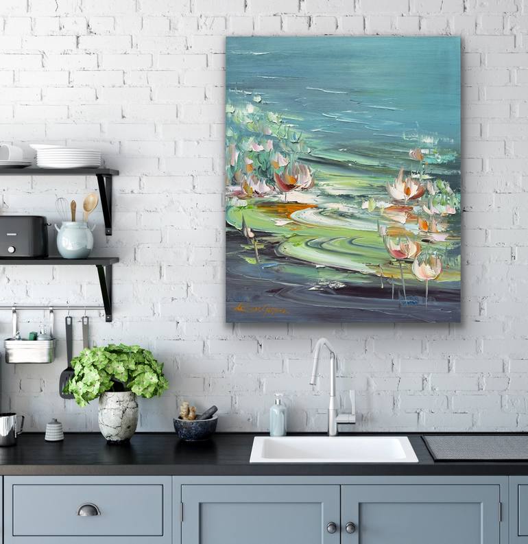 Original Contemporary Botanic Painting by Liliana Gigovic