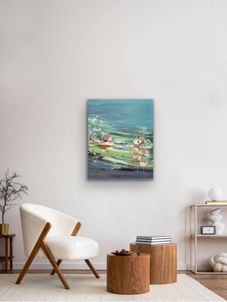 Original Contemporary Botanic Painting by Liliana Gigovic