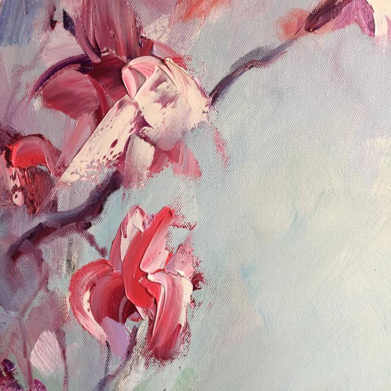 Original Impressionism Floral Painting by Liliana Gigovic