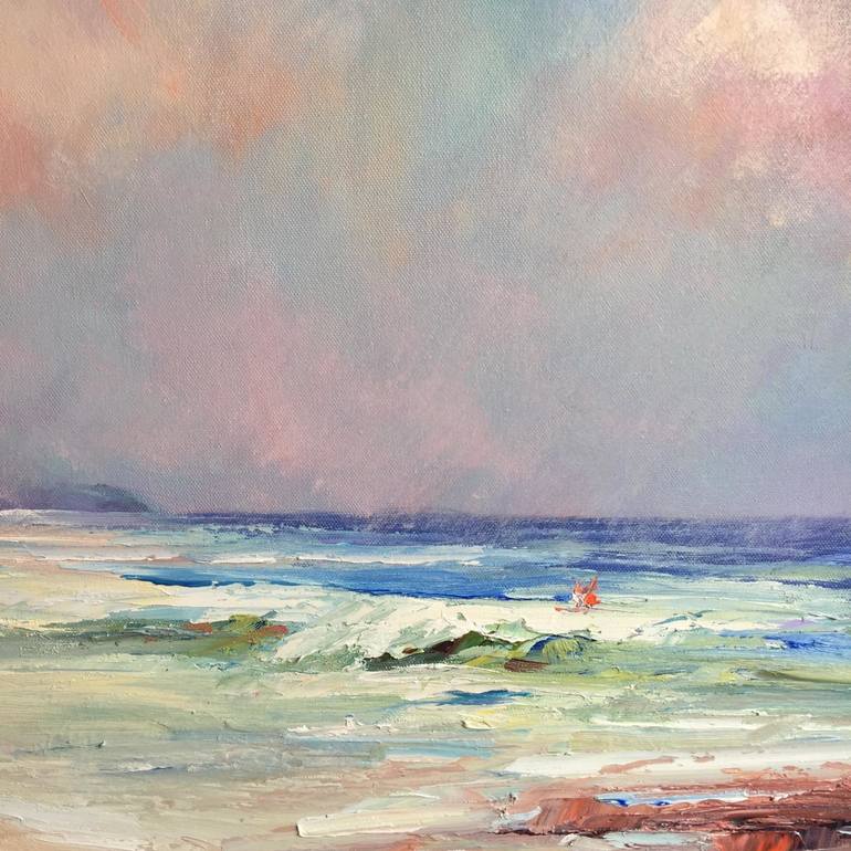 Original Impressionism Seascape Painting by Liliana Gigovic