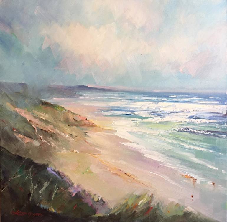 Portsea - The Back beach #9 Painting by Liliana Gigovic | Saatchi Art