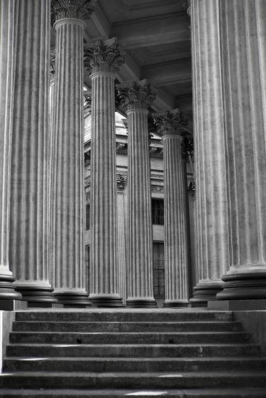 Black and white Photography of Kazan Cathedral Colonnade. Saint Petersburg Russia. - Limited Edition 1 of 10 thumb