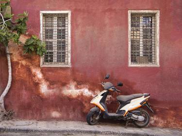 Street Scene with Red Wall - Limited Edition of 25 thumb