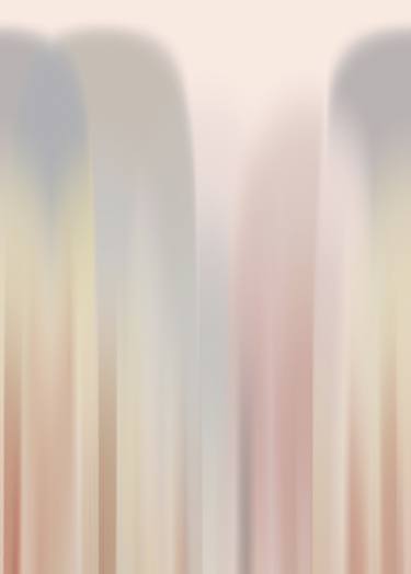 Abstract composition in Faded pink and grey tones 154209 - Limited Edition of 10 thumb