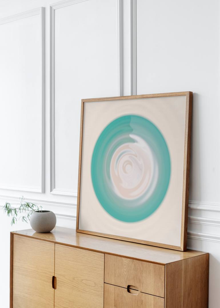 Original Abstract Expressionism Abstract Mixed Media by Rita Kapitulski