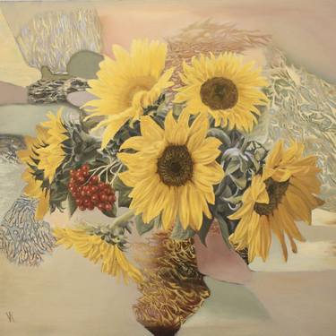 Original Impressionism Floral Paintings by Vitaly Kurortnyi