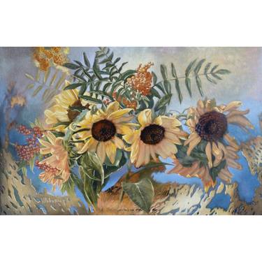 Original Fine Art Floral Paintings by Vitaly Kurortnyi