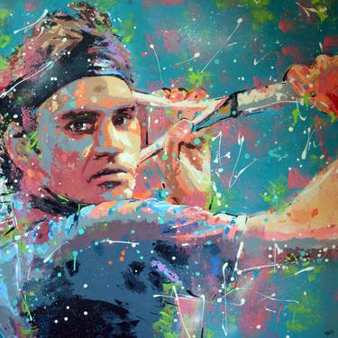 Print of Sport Paintings by Maria Fraschini