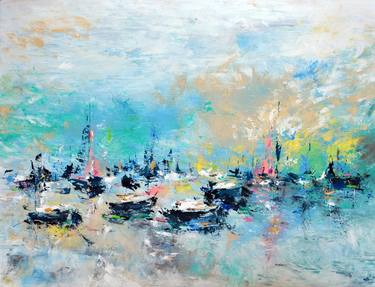 Print of Impressionism Landscape Paintings by Maria Fraschini